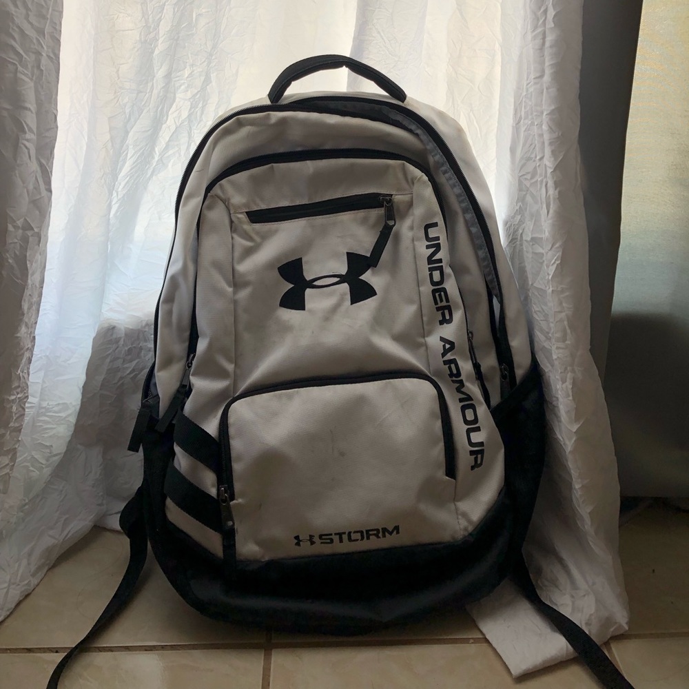 UnderArmour White Backpack